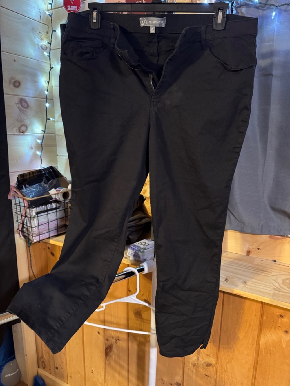 Wit & Wisdom Black Straight Leg Women’s Jeans